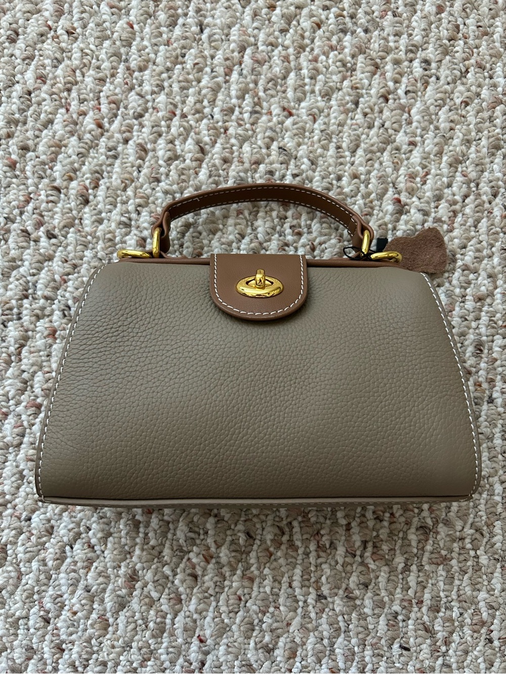 New Small Togo Cow Leather doctor crossbody tote bag